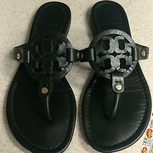 Tory Burch black Miller sandals